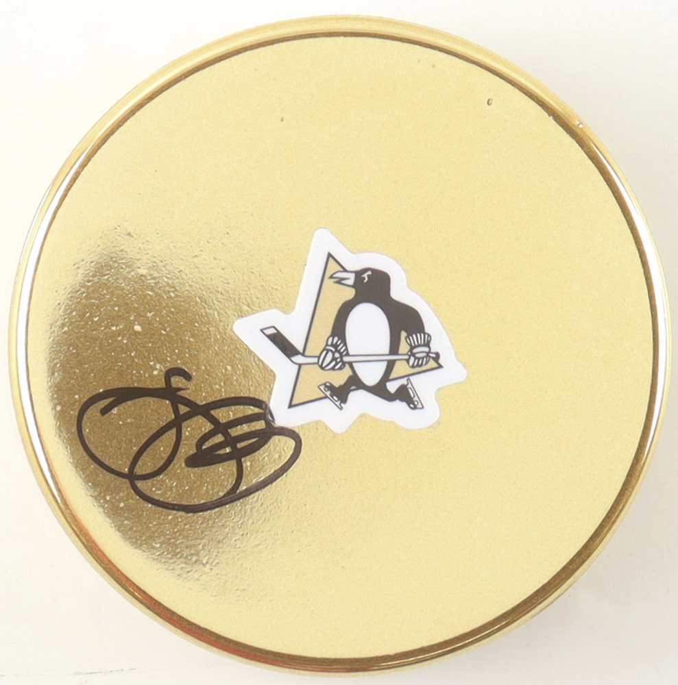 Sidney Crosby Signed Penguins Logo Hockey Puck (JSA) at PristineAuction.com Sidney Crosby Signed Penguins Logo Hockey Puck (JSA) at PristineAuction.com