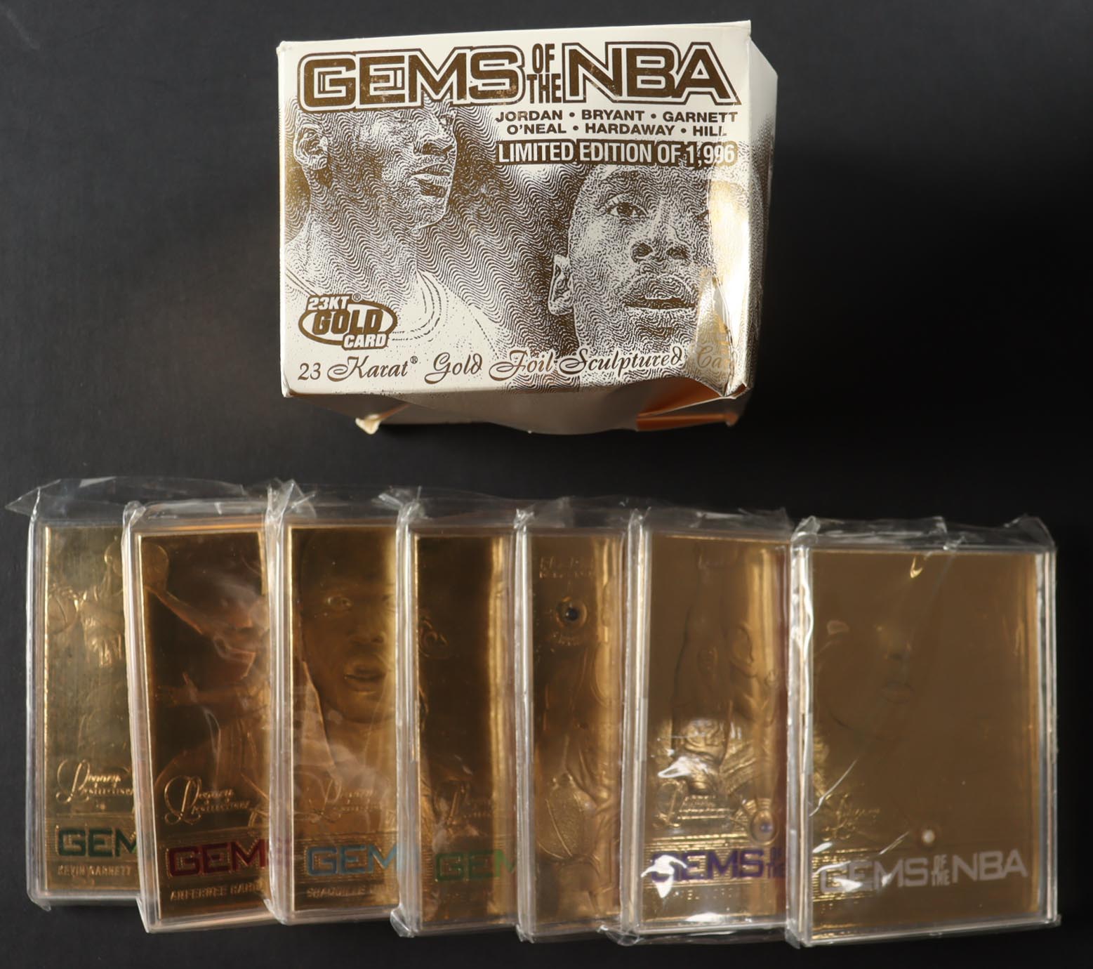 1998 Fleer Gems Of The Game 23KT Gold LE Set Of (7) Cards at PristineAuction.com 1998 Fleer Gems Of The Game 23KT Gold LE Set Of (7) Cards at PristineAuction.com