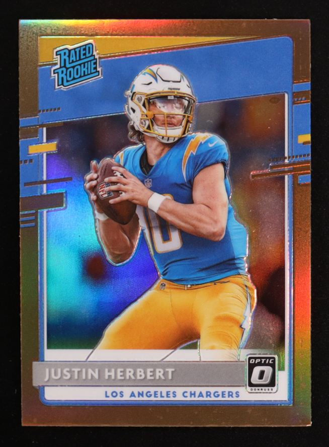 Justin Herbert 2020 Donruss Optic Bronze #153 RR RC at PristineAuction.com Justin Herbert 2020 Donruss Optic Bronze #153 RR RC at PristineAuction.com