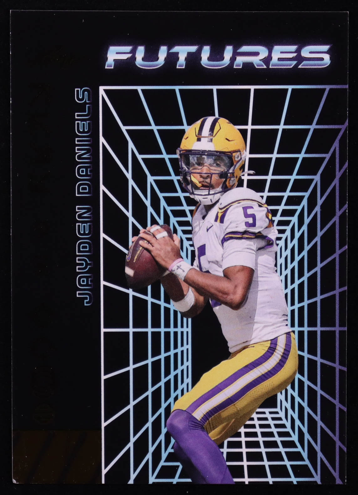 Jayden Daniels 2024 Leaf Futures Gold #99 #135/249 at PristineAuction.com Jayden Daniels 2024 Leaf Futures Gold #99 #135/249 at PristineAuction.com