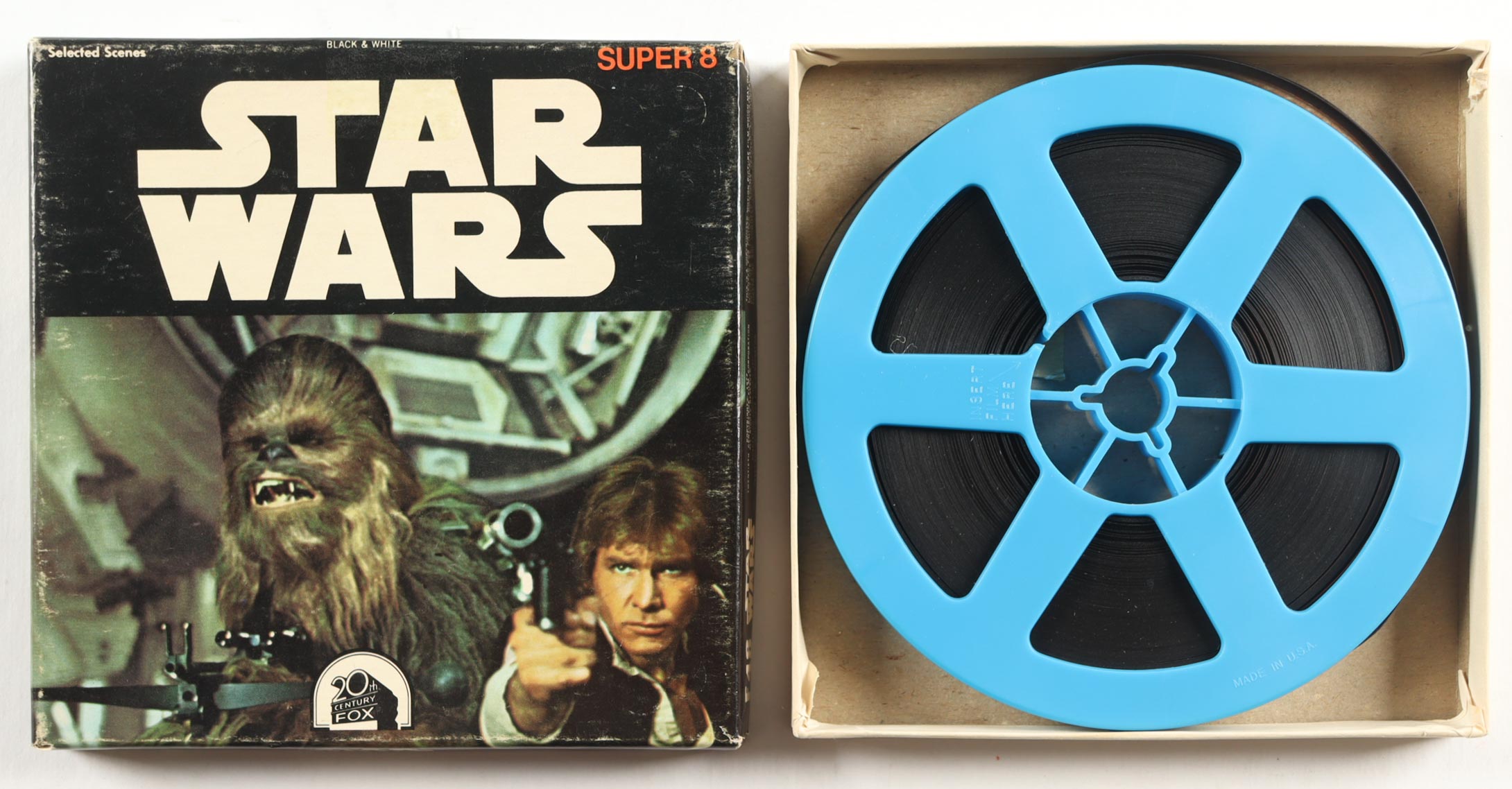 1977 "Star Wars" 8MM Film Reel in Original Packaging at PristineAuction.com 1977 "Star Wars" 8MM Film Reel in Original Packaging at PristineAuction.com