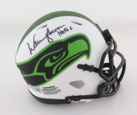 Warren Moon Signed Seahawks Lunar Eclipse Alternate Speed Mini Helmet Inscribed "HOF 06" (Beckett) at PristineAuction.com