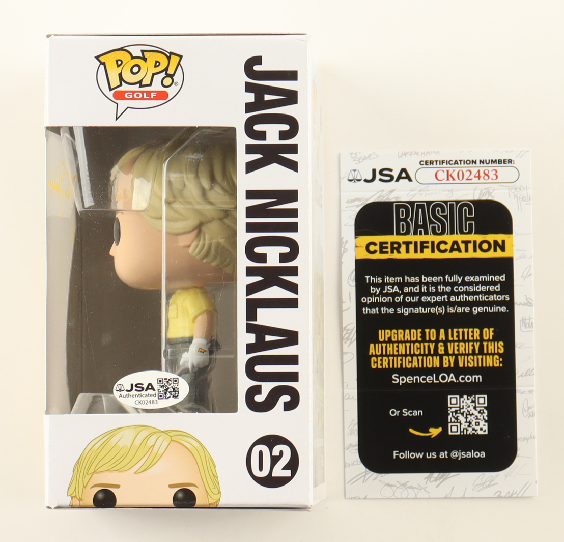 Jack Nicklaus Signed #02 Funko Pop! Vinyl Figure (JSA) at PristineAuction.com Jack Nicklaus Signed #02 Funko Pop! Vinyl Figure (JSA) at PristineAuction.com