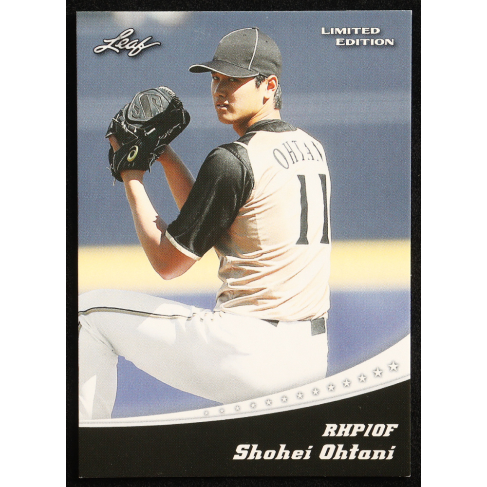 Shohei Ohtani 2018 Leaf Ohtani Limited Edition #LE01 RC at PristineAuction.com