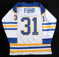 Grant Fuhr Signed Jersey (Beckett) at PristineAuction.com