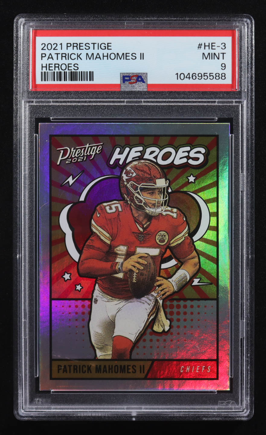 Patrick Mahomes II 2021 Prestige Heroes #3 (PSA 9) at PristineAuction.com Patrick Mahomes II 2021 Prestige Heroes #3 (PSA 9) at PristineAuction.com