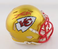 George Karlaftis Signed Chiefs Flash Alternate Speed Mini Helmet (Beckett) at PristineAuction.com