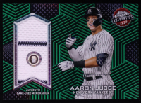 Aaron Judge 2023 Topps Chrome Authentics Relics Green Refractors Game-Used #TCAAJ #27/99 at PristineAuction.com