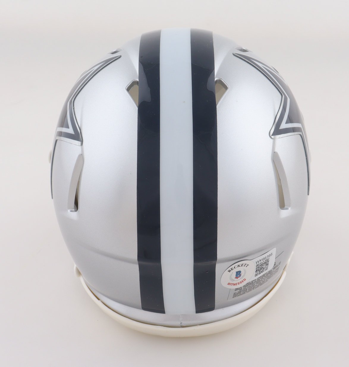 Cooper Rush Signed Cowboys Speed Mini Helmet (Beckett) at PristineAuction.com Cooper Rush Signed Cowboys Speed Mini Helmet (Beckett) at PristineAuction.com