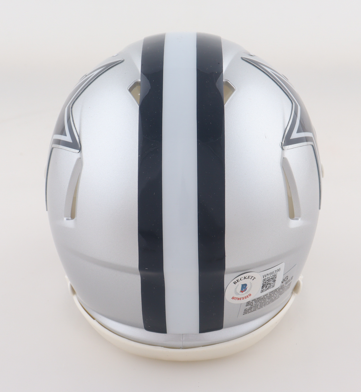 Cooper Rush Signed Cowboys Speed Mini Helmet (Beckett) at PristineAuction.com Cooper Rush Signed Cowboys Speed Mini Helmet (Beckett) at PristineAuction.com