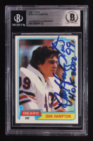 Dan Hampton Signed 1981 Topps #316 RC Inscribed "HOF 2002" (BGS Encapsulated) at PristineAuction.com
