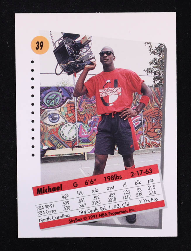Michael Jordan 1991-92 SkyBox #39 at PristineAuction.com Michael Jordan 1991-92 SkyBox #39 at PristineAuction.com