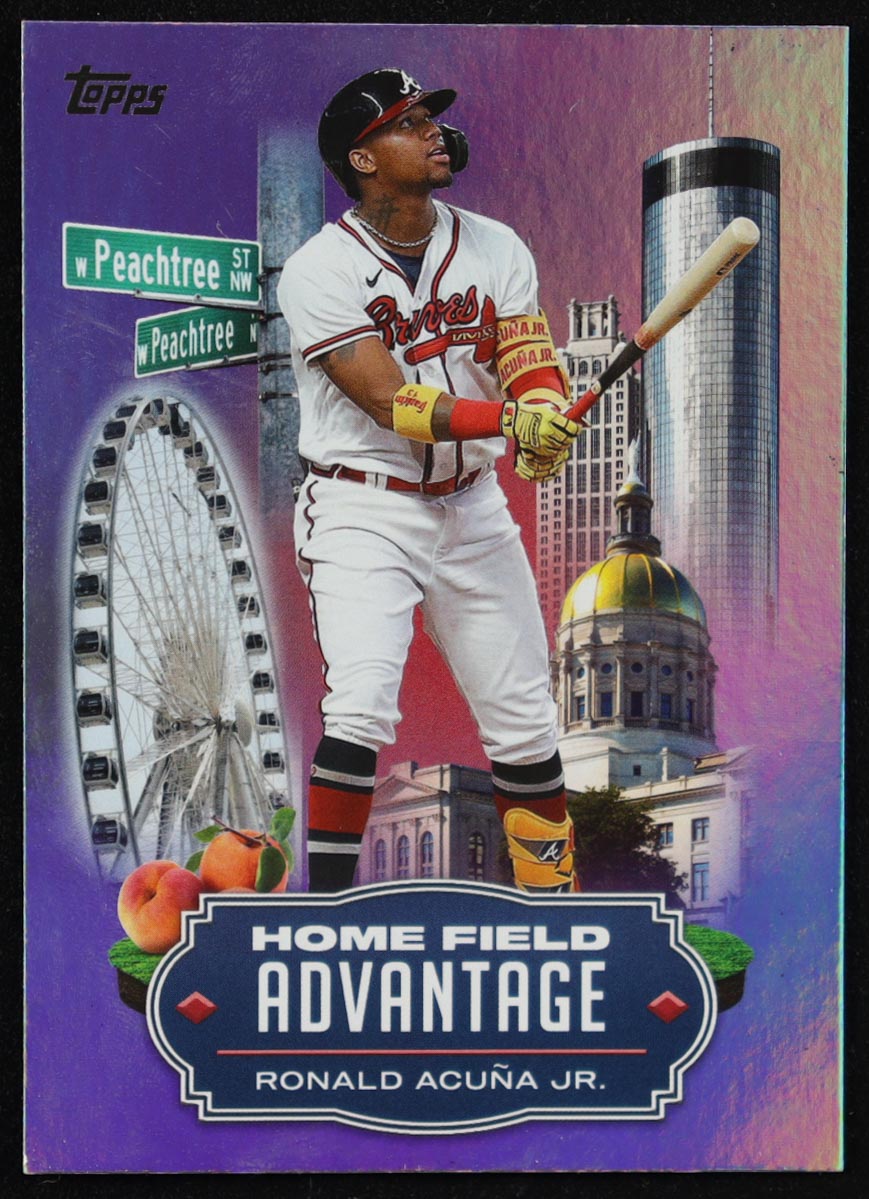 Ronald Acuna Jr. 2023 Topps Home Field Advantage #HA6 at PristineAuction.com Ronald Acuna Jr. 2023 Topps Home Field Advantage #HA6 at PristineAuction.com