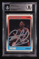 Dennis Rodman Signed 1988-89 Fleer #43 RC (BGS Encapsulated) at PristineAuction.com