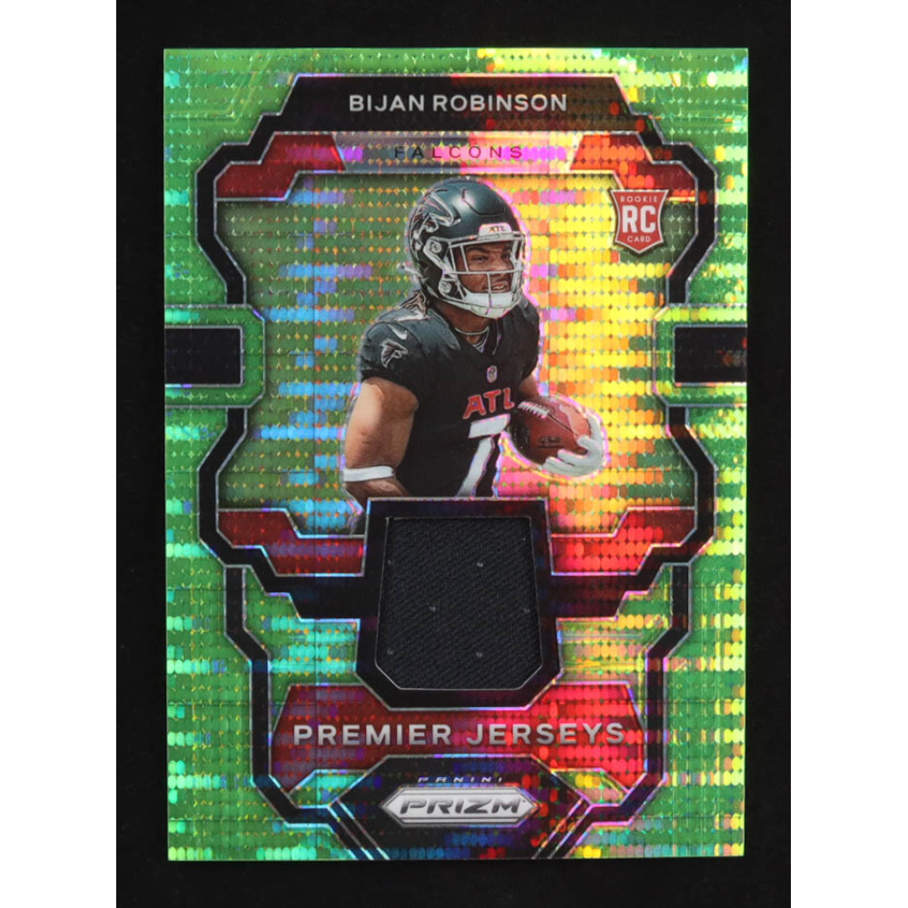 Bijan Robinson 2023 Panini Premier Jerseys Prizm #PJ-BR RC at PristineAuction.com