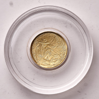 1/100 oz .9999 Fine Gold Bullion Round - MPM Gold Prospector at PristineAuction.com