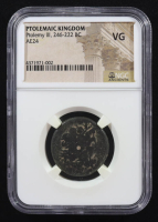 Ptolemy III Euergetes (246-222 B.C.) Ptolemaic Kingdom AE24 Ancient Coin (NGC VG) at PristineAuction.com