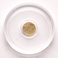 1/500 oz .9999 Fine Gold Bullion Round - MPM Egyptian Eye of Ra at PristineAuction.com