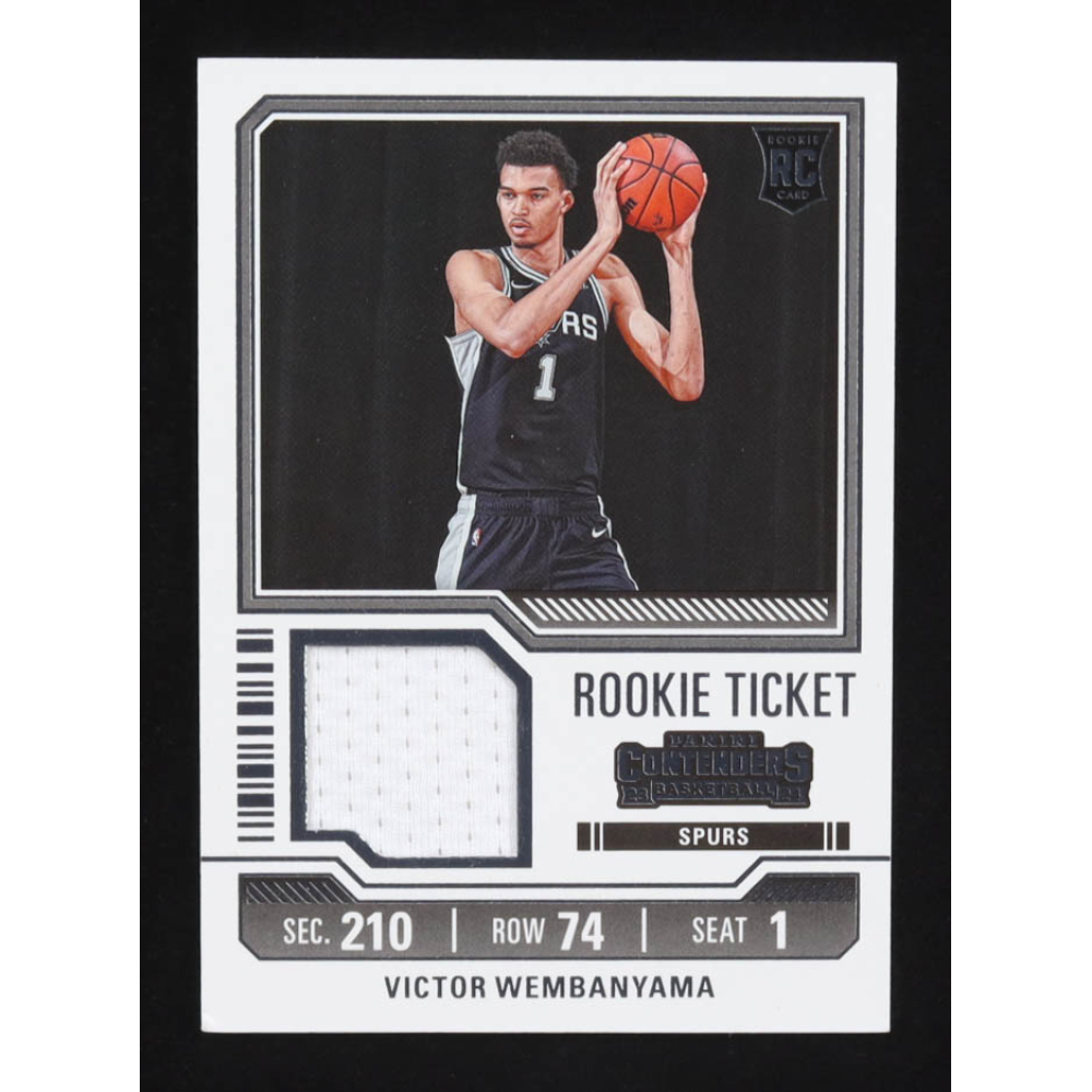 Victor Wembanyama 2023-24 Panini Contenders Rookie Ticket #RTS-WEM RC at PristineAuction.com