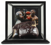 Mike Tyson Signed Set of (2) Vintage Boxing Gloves with Display Case (PSA & Tyson) at PristineAuction.com