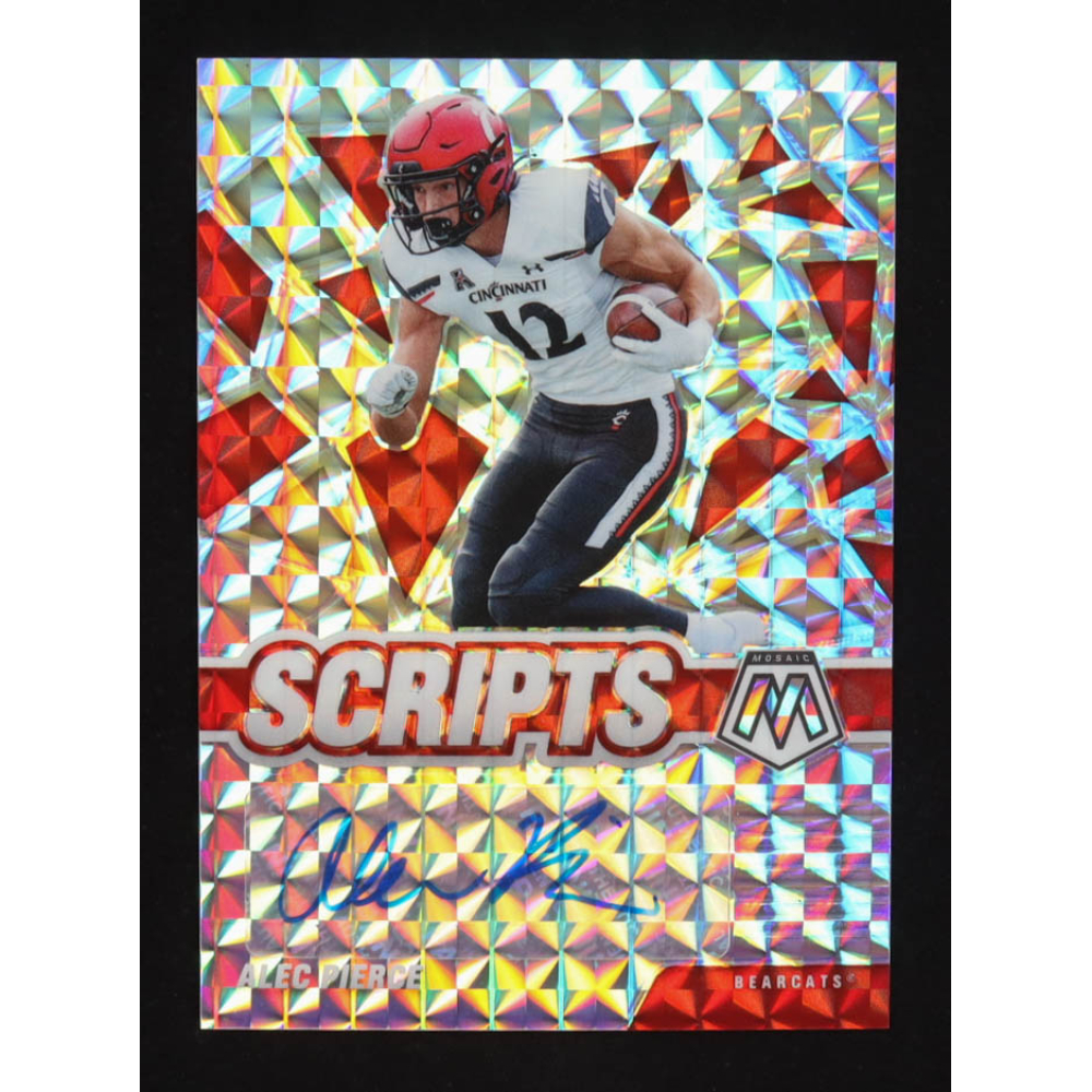Alec Pierce 2022 Panini Mosaic Draft Picks Scripts #SM-API RC at PristineAuction.com