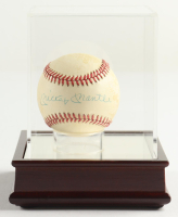Mickey Mantle Signed OAL Baseball with Display Case (PSA) at PristineAuction.com