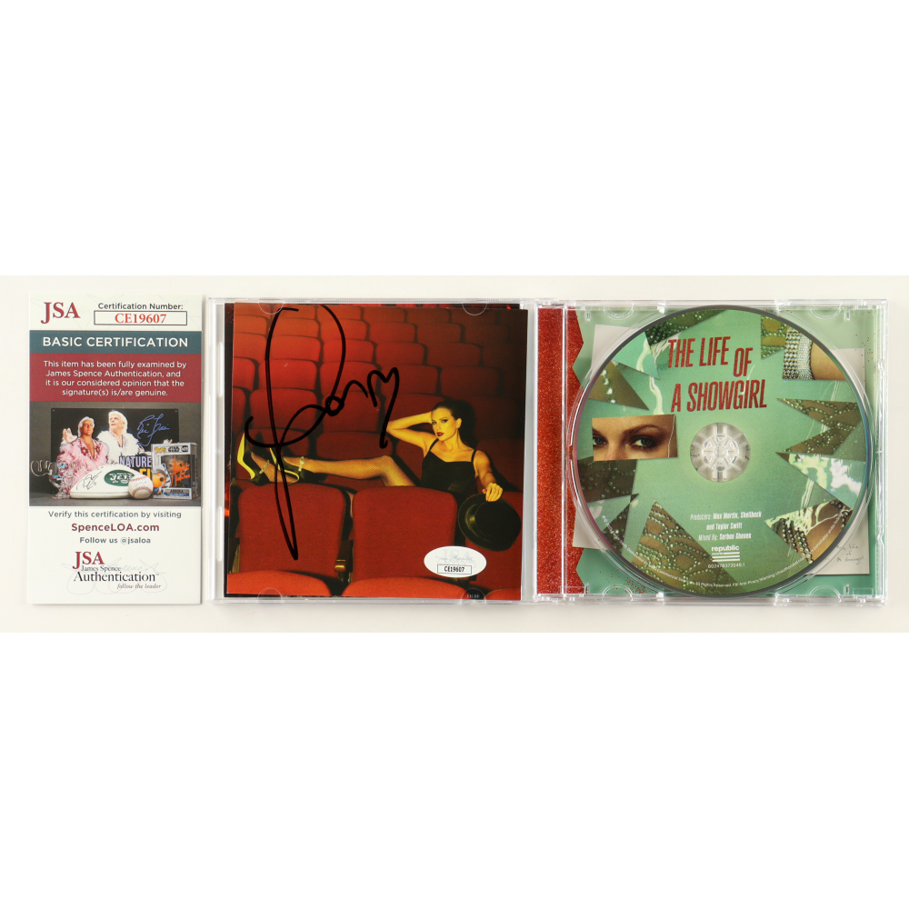 Taylor Swift Signed "The Life of a Showgirl" CD Album Insert (JSA) at PristineAuction.com