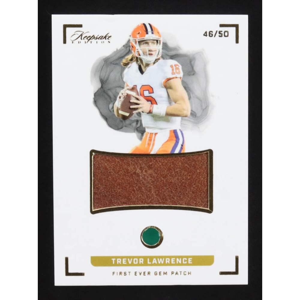 Trevor Lawrence 2022 Keepsake Edition First Ever Gem Patch Relic #151 #46/50 at PristineAuction.com