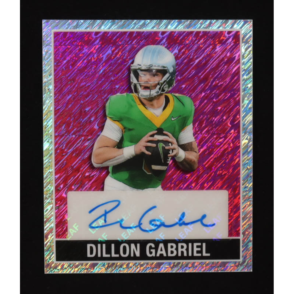 Dillon Gabriel 2025 Leaf 15th Anniversary #48A-DG1 RC #1/1 at PristineAuction.com