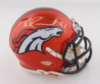 Bill Romanowski Signed Broncos Flash Speed Mini Helmet (Beckett) at PristineAuction.com