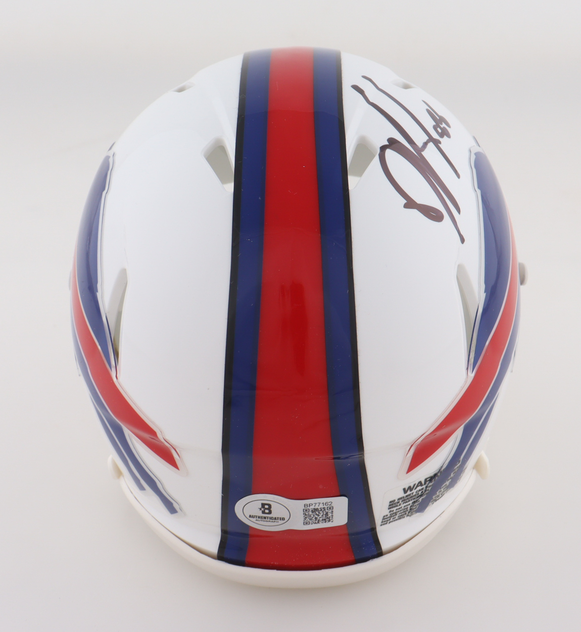 Dawson Knox Signed Bills Speed Mini Helmet (Beckett) at PristineAuction.com Dawson Knox Signed Bills Speed Mini Helmet (Beckett) at PristineAuction.com