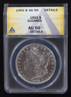 1902 Morgan Silver Dollar (ANACS AU50 Details) at PristineAuction.com