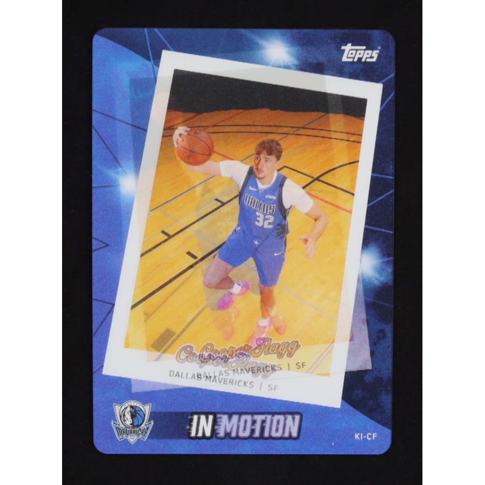 Cooper Flagg 2025 Topps In Motion Match Attax Lenticular #KI-CF RC at PristineAuction.com