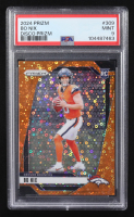 Bo Nix 2024 Panini Prizm Prizms Orange Disco #309 RC (PSA 9) at PristineAuction.com