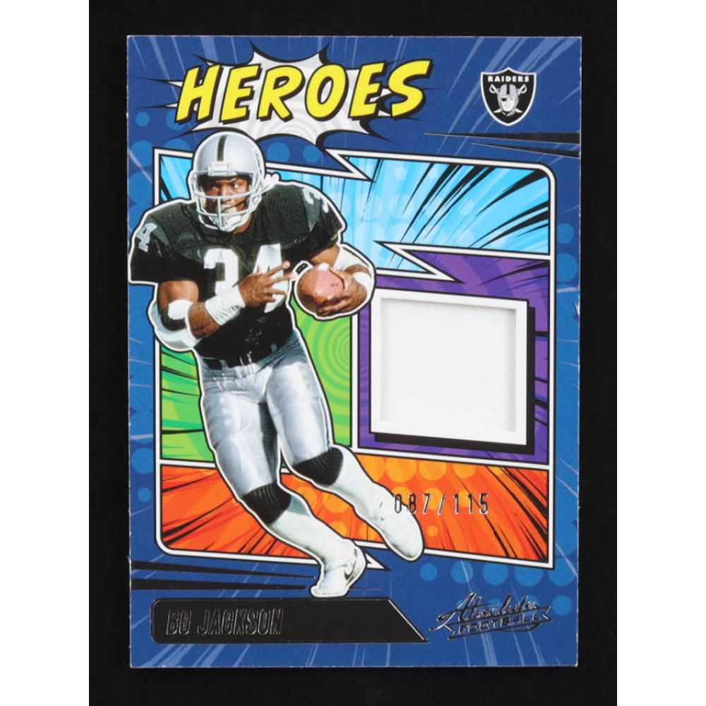 Bo Jackson 2025 Panini Absolute Heroes #AHM-BJN #087/115 at PristineAuction.com