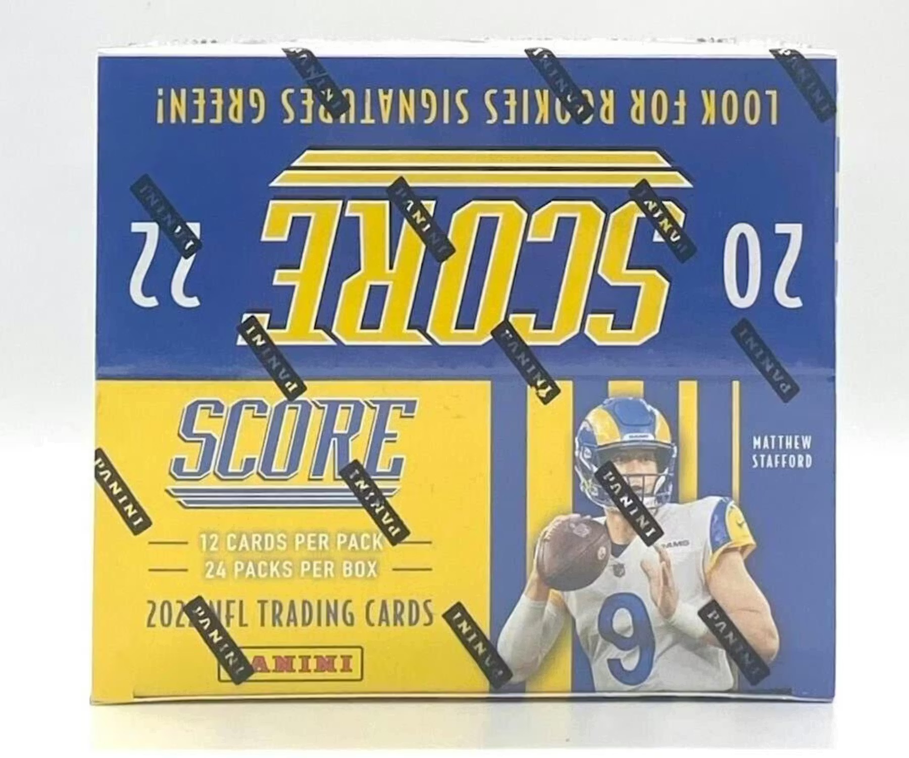 2022 Panini Score Football Retail Box with (24) Packs at PristineAuction.com 2022 Panini Score Football Retail Box with (24) Packs at PristineAuction.com