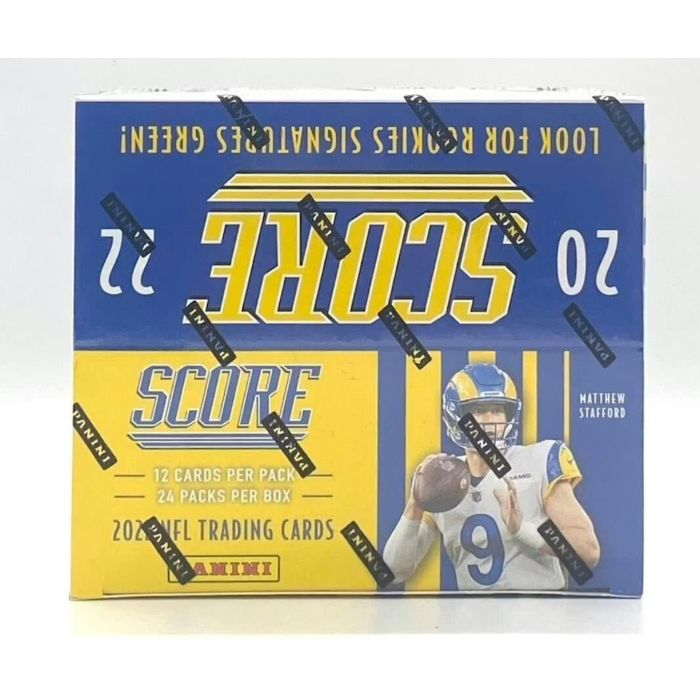 2022 Panini Score Football Retail Box with (24) Packs at PristineAuction.com
