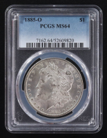 1885-O Morgan Silver Dollar (PCGS MS64) at PristineAuction.com