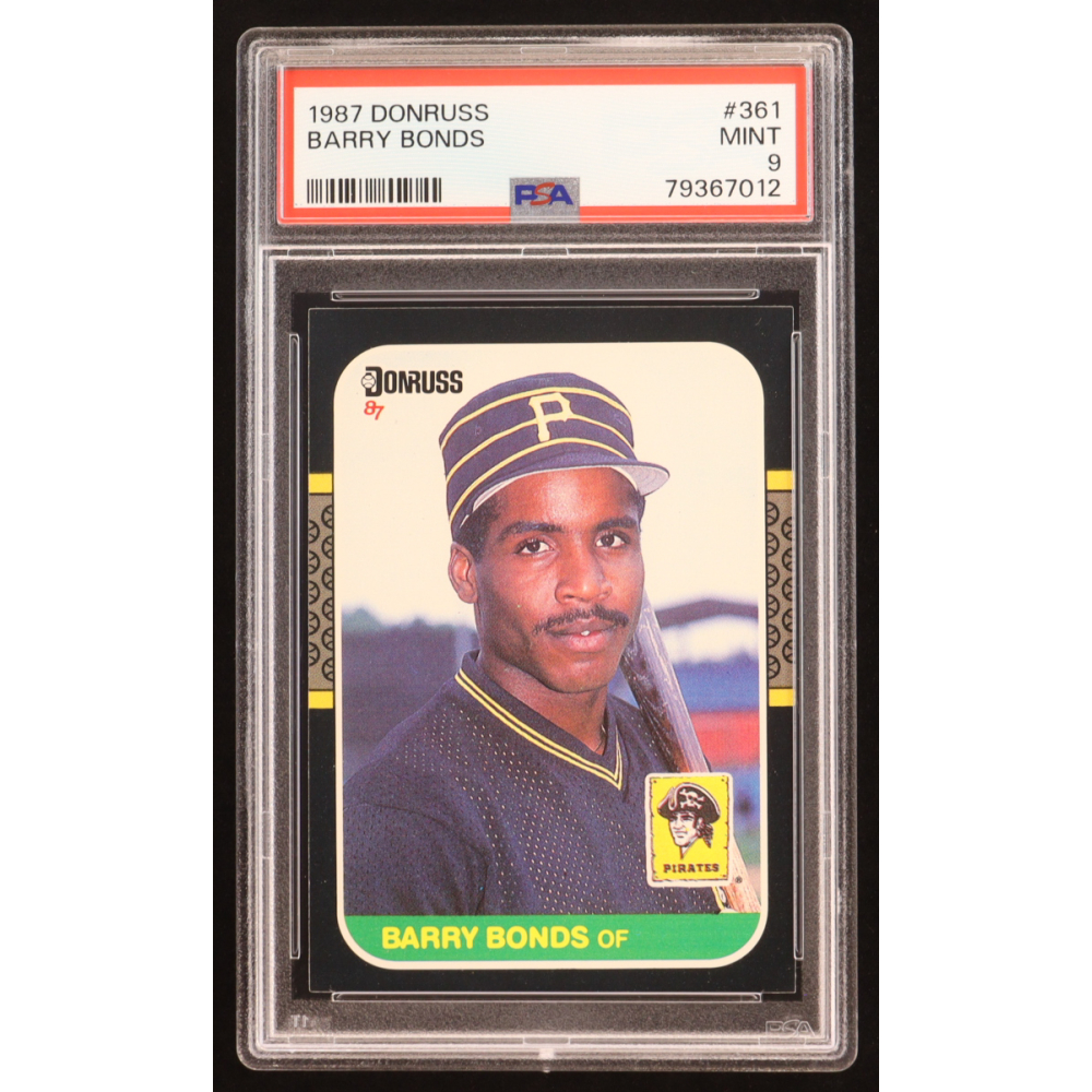 Barry Bonds 1987 Fleer #604 RC (PSA 9) at PristineAuction.com