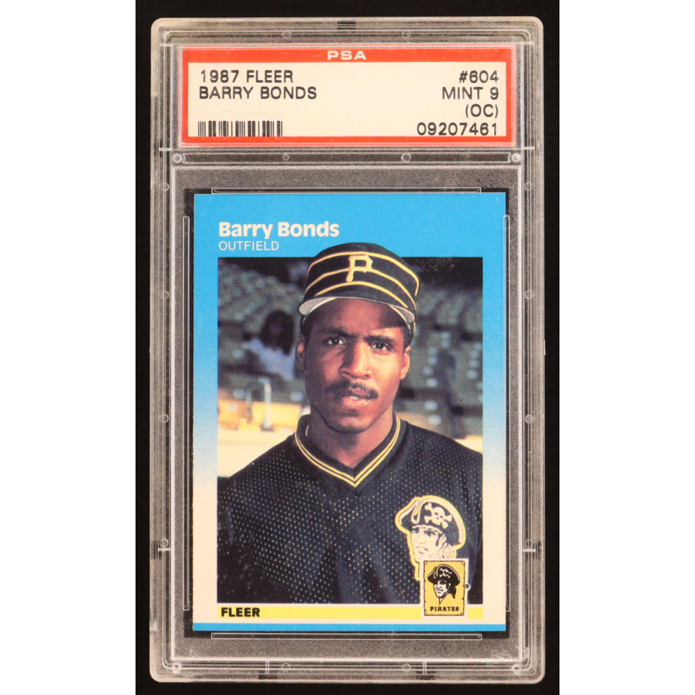 Barry Bonds 1987 Fleer #604 RC (PSA 9) at PristineAuction.com