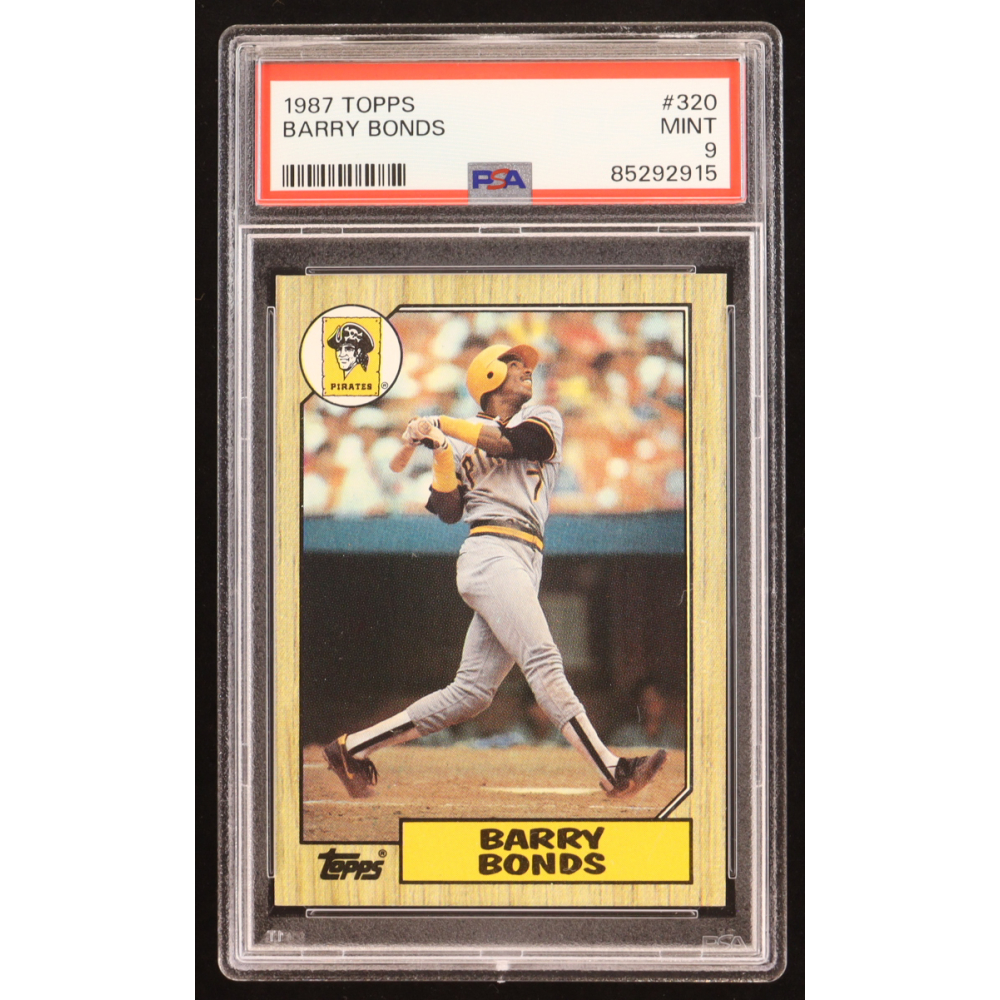 Barry Bonds 1987 Topps #320 RC (PSA 9) at PristineAuction.com