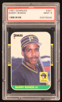 Barry Bonds 1987 Donruss #361 RC (PSA 9) at PristineAuction.com