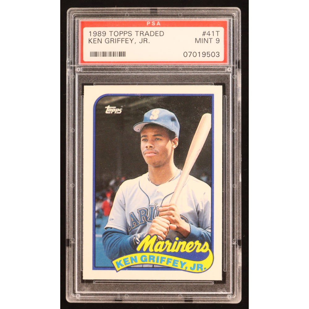 Ken Griffey Jr. 1989 Topps Traded #41T RC (PSA 9) at PristineAuction.com