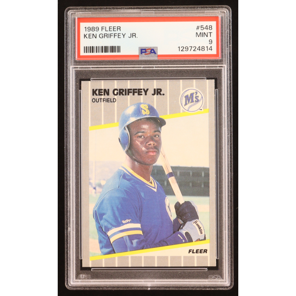 Ken Griffey Jr. 1989 Fleer #548 RC (PSA 9) at PristineAuction.com