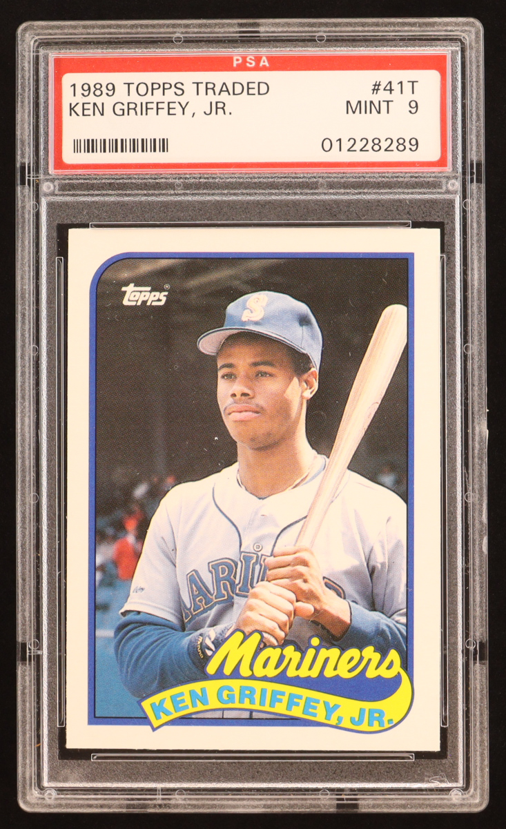 Ken Griffey Jr. 1989 Topps Traded #41T RC (PSA 9) at PristineAuction.com Ken Griffey Jr. 1989 Topps Traded #41T RC (PSA 9) at PristineAuction.com