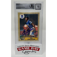 Bo Jackson Signed 1987 Topps #170 RC (BGS | Autograph Graded 10) at PristineAuction.com