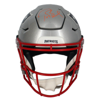 Tom Brady Signed Patriots LE Full-Size Authentic On-Field Speedflex Helmet (Fanatics) at PristineAuction.com