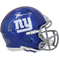Malik Nabers Signed Giants Speed Mini Helmet (Fanatics) at PristineAuction.com