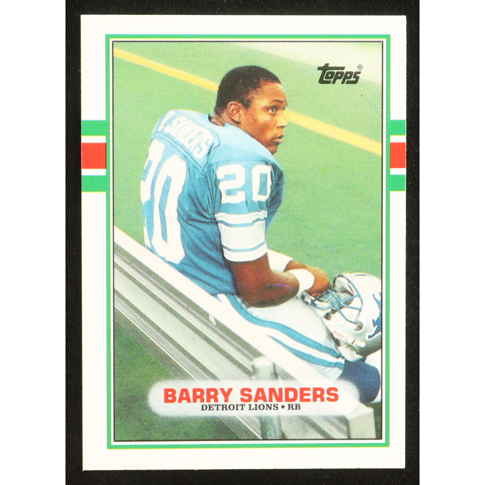 Barry Sanders 1989 Topps Traded #83T RC at PristineAuction.com