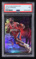 Allen Iverson 1996-97 Flair Showcase Row 1 #3 RC (PSA 7) at PristineAuction.com